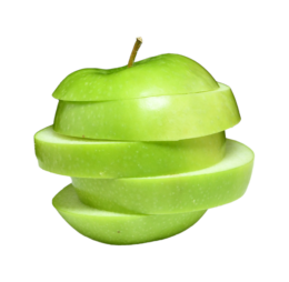 Sliced Green Apple